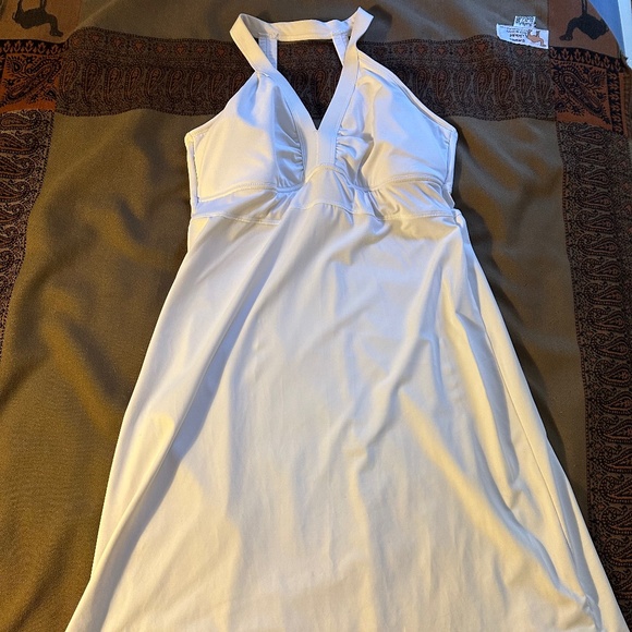 ATHLETA SWIM DRESS WHITE SZ M - Picture 1 of 4